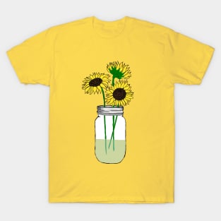 Sunflowers in a Jar T-Shirt